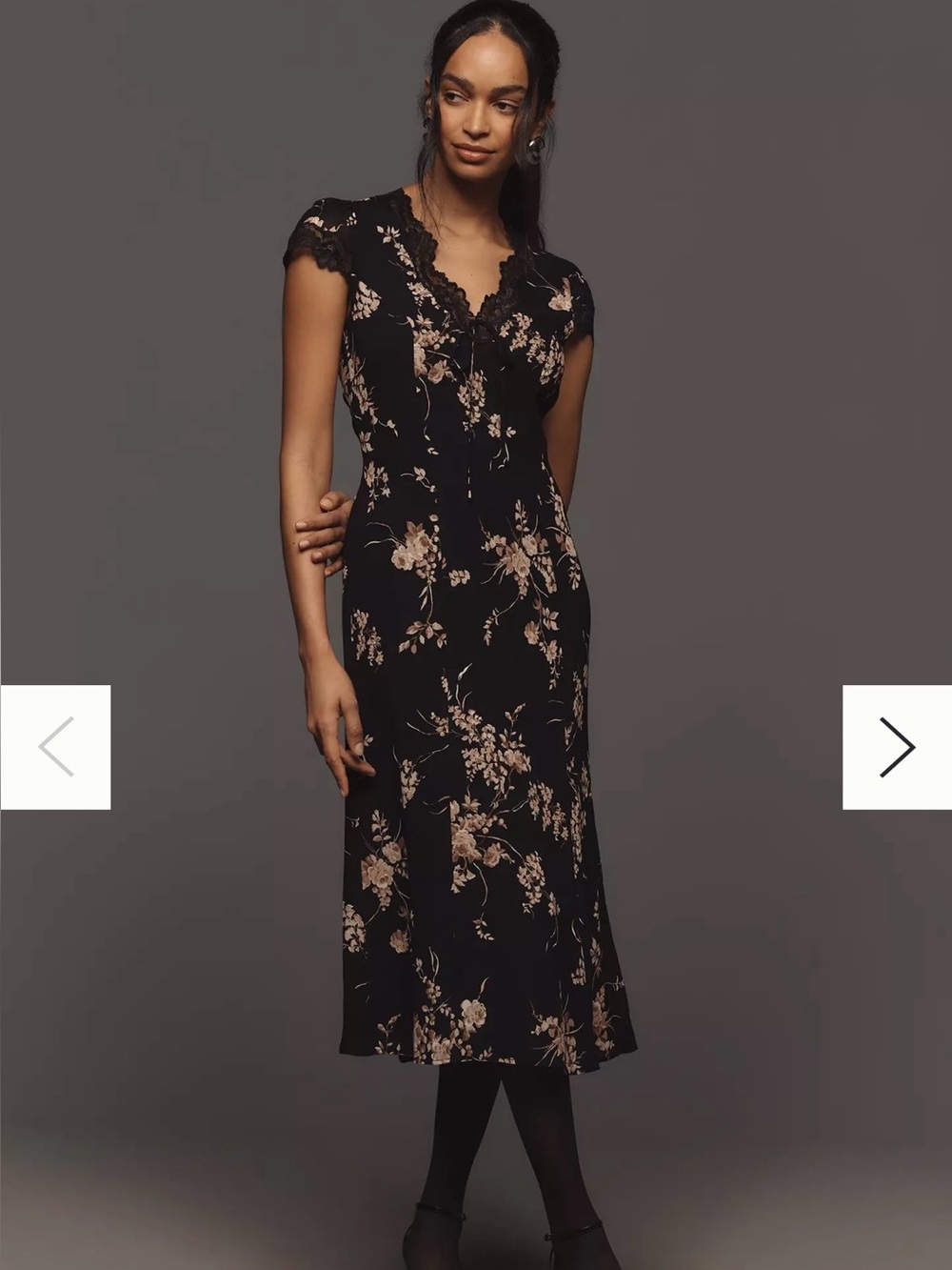 Reformation Tiffie Midi Dress (Size 2)